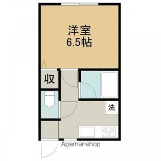 シティーコート八幡【1階】の間取り